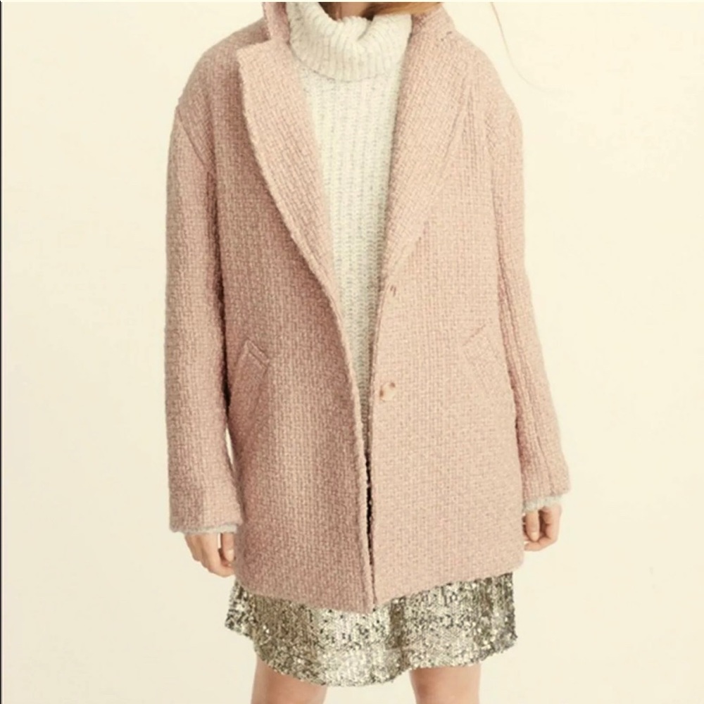 NWOT Abercrombie A&F Wool-Blend Oversized Coat XS